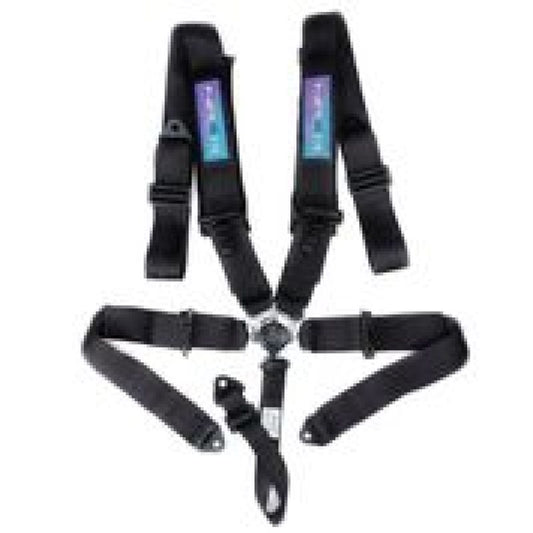 NRG SFI 5 point 3in. Seat Belt Harness - CamLock - Black
