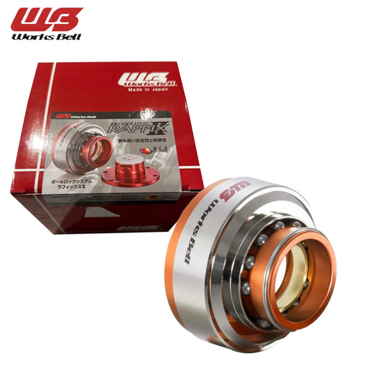 Works Bell Rapfix II Steering Wheel Quick Release - Orange