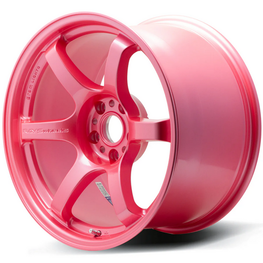 Gram Lights 57DR 17x9 +12 - 5x114.3 Sakura Pink Wheel (Special Order No Cancel)