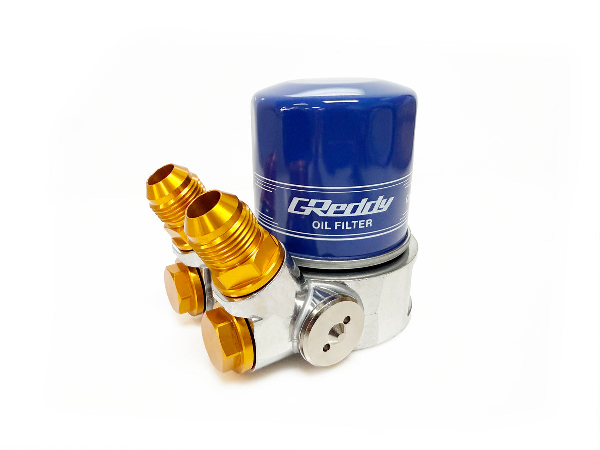 GReddy Type-E Oil Cooler Sandwich Block w/Thermostat - M20xP1.5