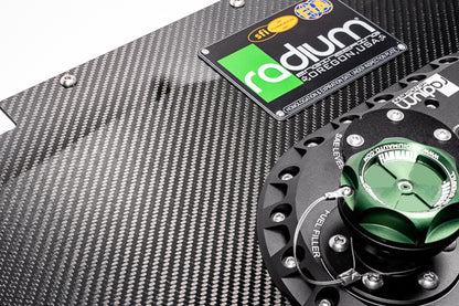 Radium Engineering Carbon Fiber Fuel Cell Lid - 6 Gallon