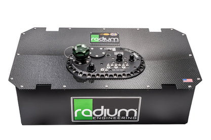 Radium Engineering Carbon Fiber Fuel Cell Lid - 10/14 Gallon