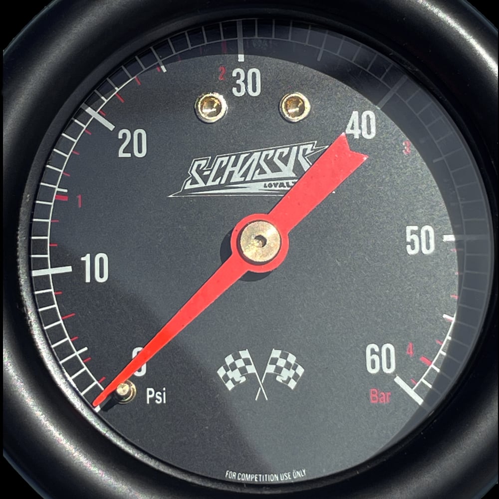 Racing Pressure Gauge (Black Series)