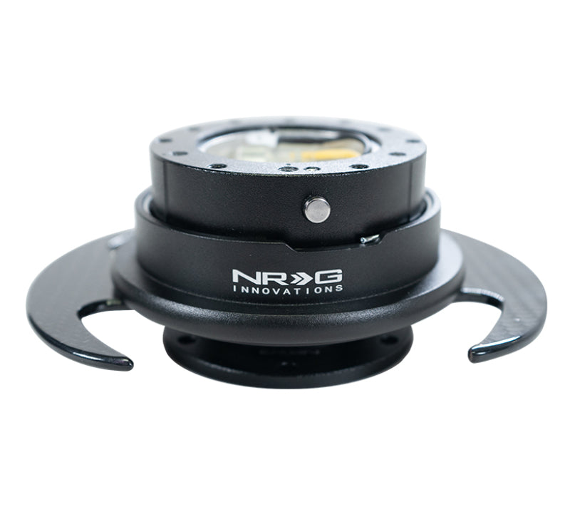 NRG Quick Release Kit Gen 3.0 - Black Body / Black Ring w/ CF Handles