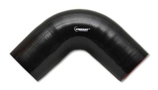 Vibrant 4-Ply Silicone Elbow Coupler 3.5in I.D. - 90 deg. Elbow