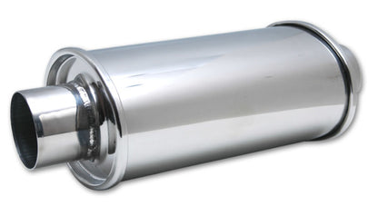 Vibrant Ultra Quiet Resonator Muffler 2.5in inlet/outlet x 14in