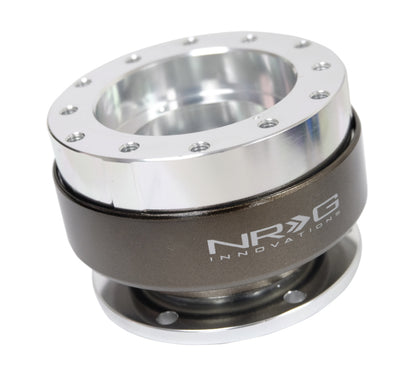 NRG SFI Spec Quick Release Gen 2.0 - Silver Body / Chrome Ring