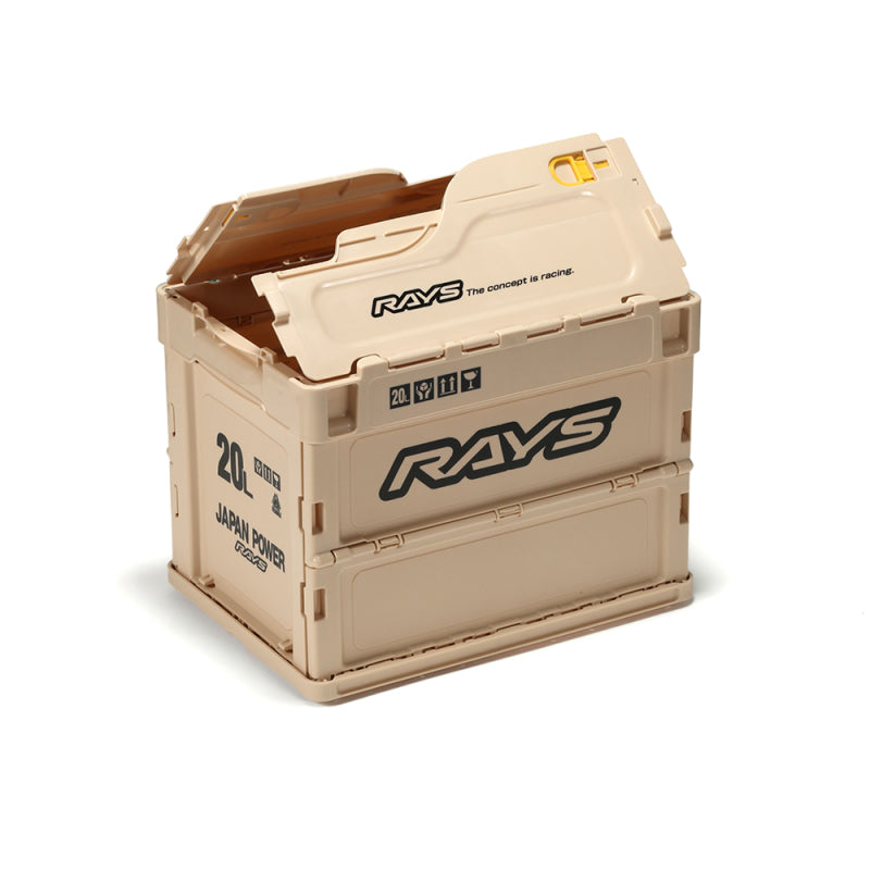 Rays Folding Tool Container Box Bin 23S 20L - Ivory