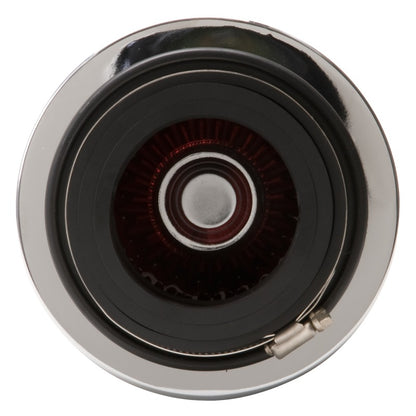 Edelbrock Air Filter - up to 500hp - Pro-Flo Series Conical 10In Tall Red/Chrome