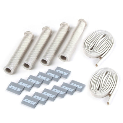 DEI Protect-A-Boot Spark Plug Wire Protector Kit - 4 Cylinder Kit - Silver