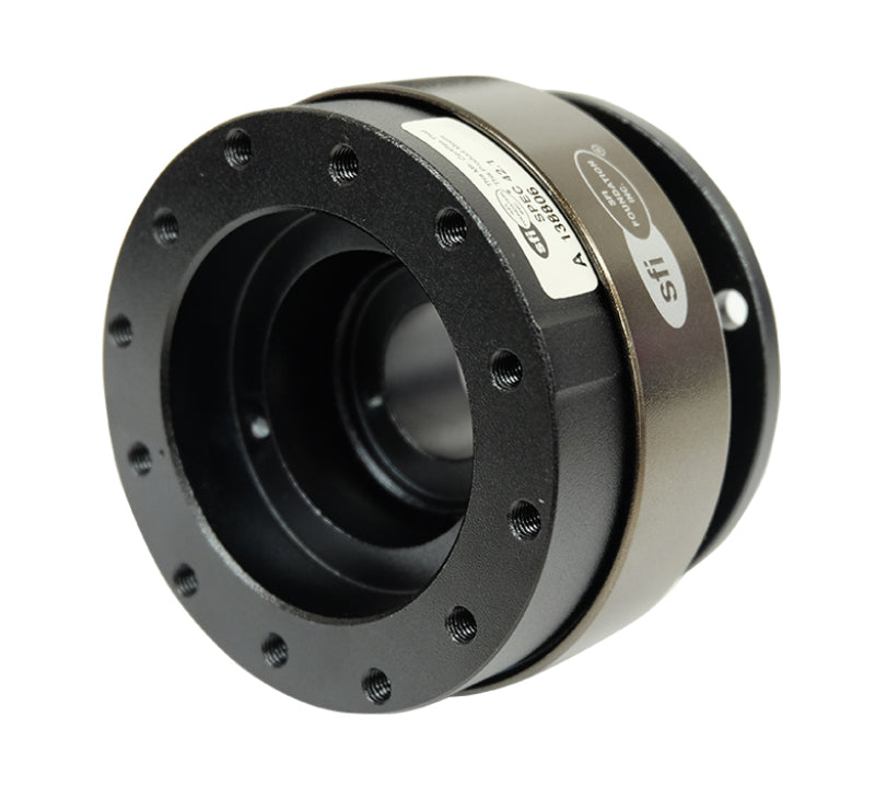 NRG SFI Spec Quick Release Gen 2.0 - Black Body / Chrome Ring
