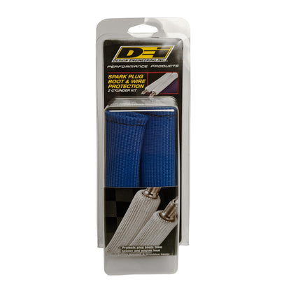 DEI Protect-A-Boot Spark Plug Wire Protector Kit - 2 Pack - Blue