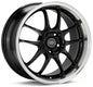 Enkei PF01 17x9 5x114.3 35mm Offset 75mm Hub Bore - Black Mach