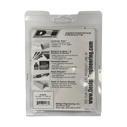 DEI Fire Tape 1in x 36ft Roll - Self Vulcanizing Waterproof Tape