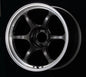 Advan RG-D2 18x9.0 +43 5x114.3 Machining & Black Gunmetallic Wheel