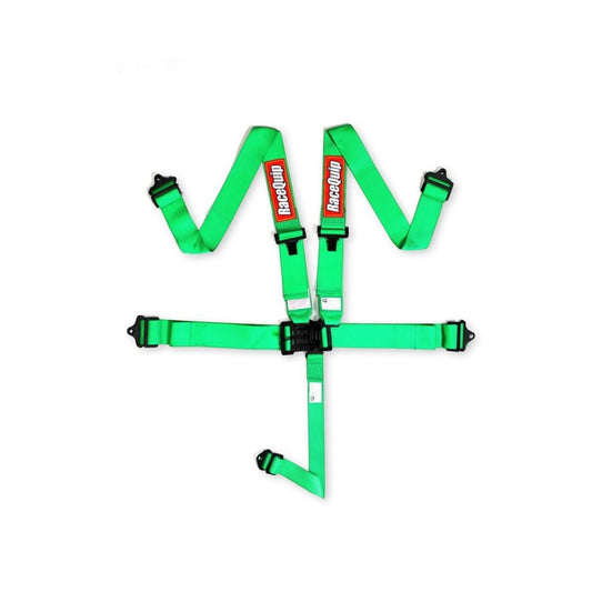 RaceQuip Green L & L 5pt Seat Belt