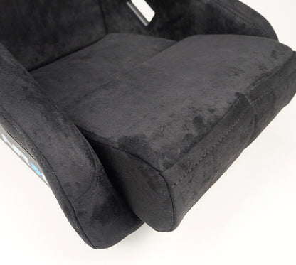 NRG FRP Bucket Seat ULTRA Edition - Black Alcantara - Medium