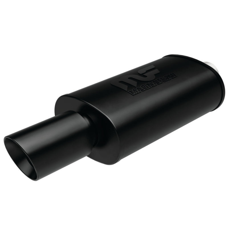 MagnaFlow Street Exhaust Muffler Black - 14x5x8 - 2.25in inlet / 4in Tip