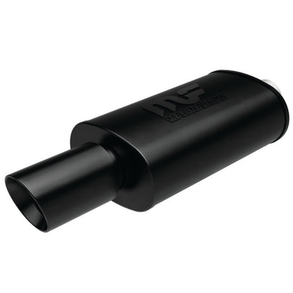 MagnaFlow Street Exhaust Muffler Black - 14x5x8 - 2.25in inlet / 4in Tip