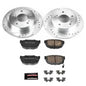 Power Stop 94-98 240SX Z23 Evolution Sport Drilled & Slotted Brake Kit - Rear 5 Lug