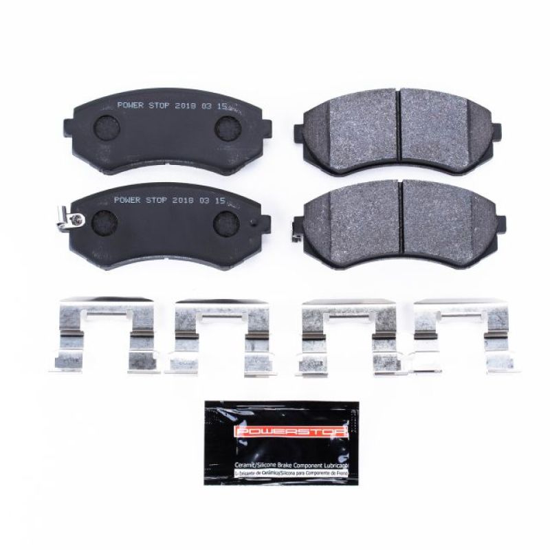 Power Stop 89-96 240SX Track Day SPEC Metallic Brake Pads - Front