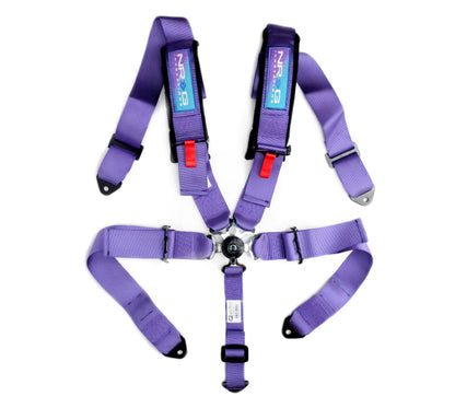 NRG SFI 5 point 3in. Seat Belt Harness - CamLock - Purple