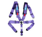 NRG SFI 5 point 3in. Seat Belt Harness - CamLock - Purple