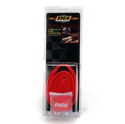 DEI Protect-A-Wire Spark Plug Wire Protector Kit - 2 Pack - Red