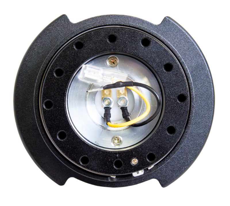 NRG Quick Release Gen 2.5 - Black / Black Ring w/Finger Grooves