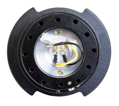 NRG Quick Release Gen 2.5 - Black / Black Ring w/Finger Grooves