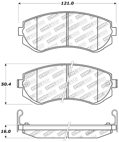 StopTech Performance 89-06/96 Nissan 240SX Brake Pads - Front