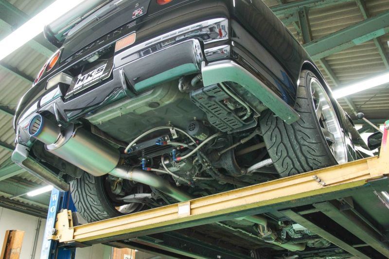 HKS Super Turbo Exhaust Muffler Titanium Edition - GTR R34 RB26DETT