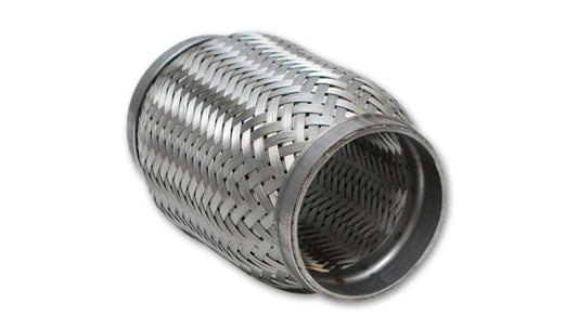 Vibrant SS Flex Coupling with Inner Braid Liner 2.5in in/out x 6in