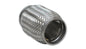 Vibrant SS Flex Coupling with Inner Braid Liner 2.5in in/out x 8in
