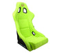 FRP Bucket Seat PRISMA Edition Neon Green - Medium & Large