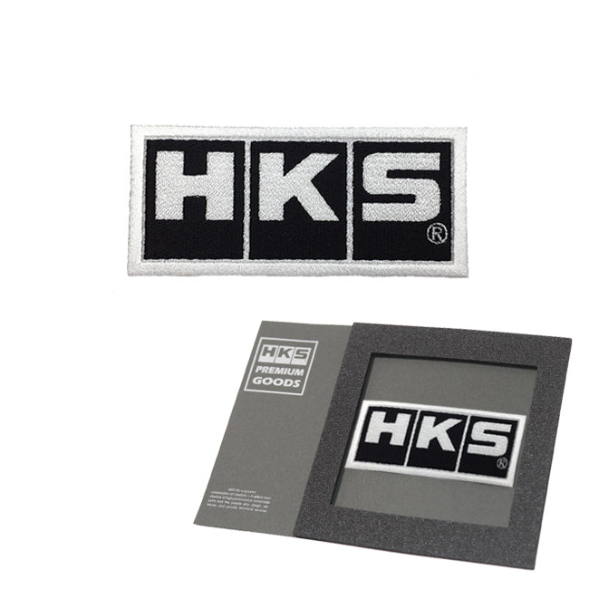 HKS Logo Patch - BLACK