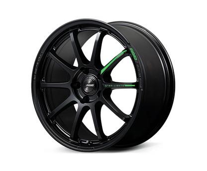 Gram Lights 57NR LIMITED II 18x8.5 +38 5x114.3 Semigloss Black Wheel