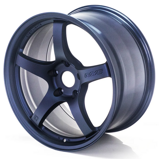 Gram Lights 57CR Overseas Limited 17x9 +38 5x114.3 Admiral Blue Wheel