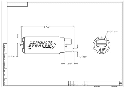 Aeromotive 340 Series Stealth In-Tank E85 Fuel Pump - 240sx