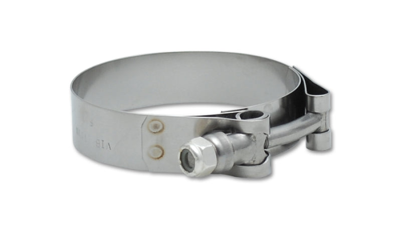 Vibrant SS T-Bolt Clamps 2/Pack 2.75in to 3.10in O.D.