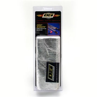 DEI Heat Sheath 1-1/2in I.D. x 3ft - Aluminized Sleeve - Sewn Edge