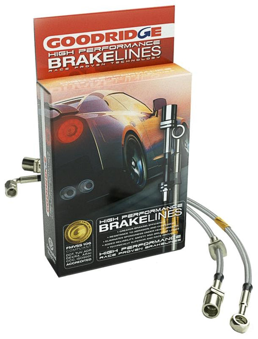 Goodridge 89-94 240sx S13 with 300ZX Z32 Front Caliper Brake Lines Kit