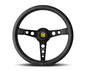 Momo Prototip 350 mm Heritage Steering Wheel - Leather/Black Spokes