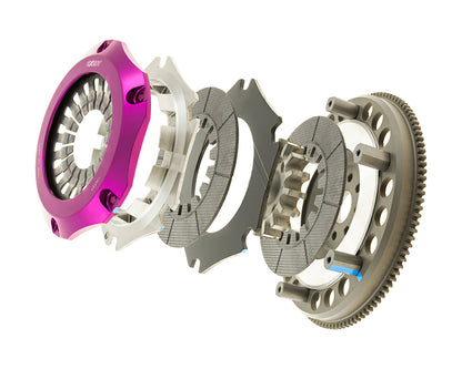 Exedy Toyota 1JZ GTE Carbon-R Twin Clutch 402 ft/lbs