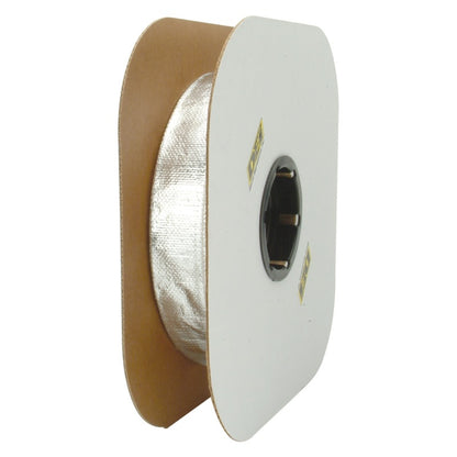 DEI Heat Sheath 1in x 3ft - Aluminized Sleeve - Sewn Edge
