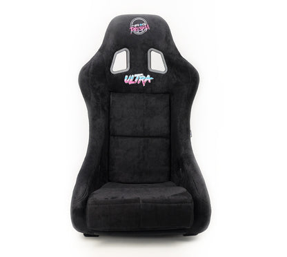 NRG FRP Bucket Seat ULTRA Edition - Black Alcantara - Medium