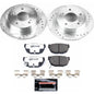 Power Stop 94-98 240SX Z26 Street Warrior Drilled & Slotted Brake Kit - Rear 5 Lug