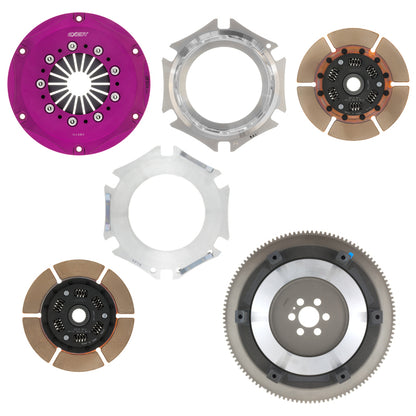 Exedy 240sx KA24E / KA24DE Hyper Twin Cerametallic Clutch Sprung Center Disc 615 ft/lbs