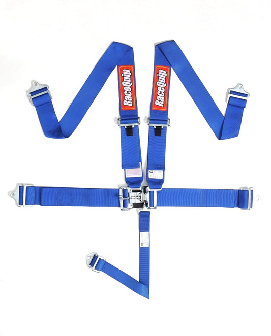 RaceQuip SFI 5pt 3in Harness Seat Belt Latch & Link - Blue