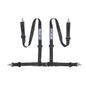 Sparco 4pt Seat Belt Harness 2in - Snap-in - Black